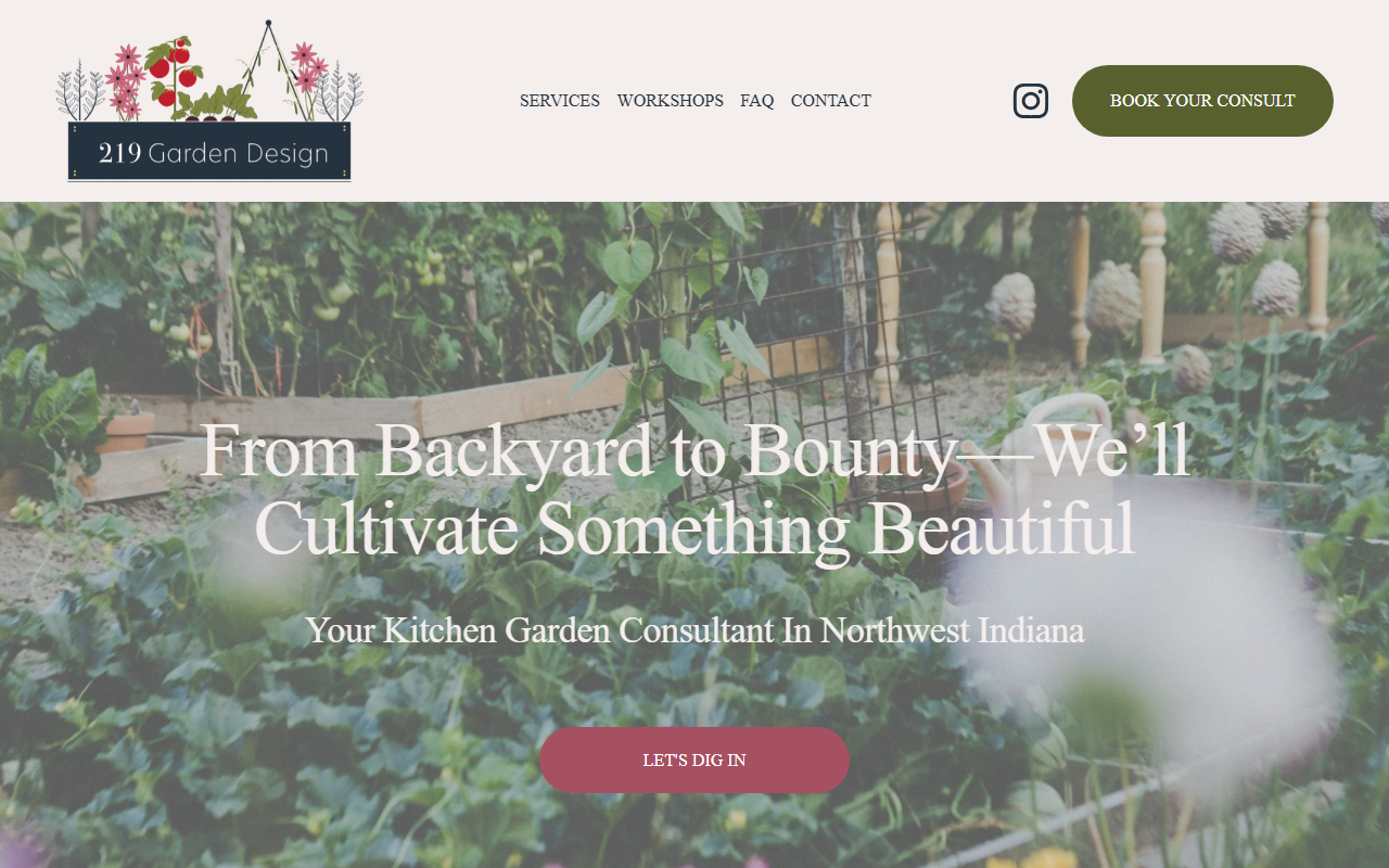 219gardendesign.com screenshot