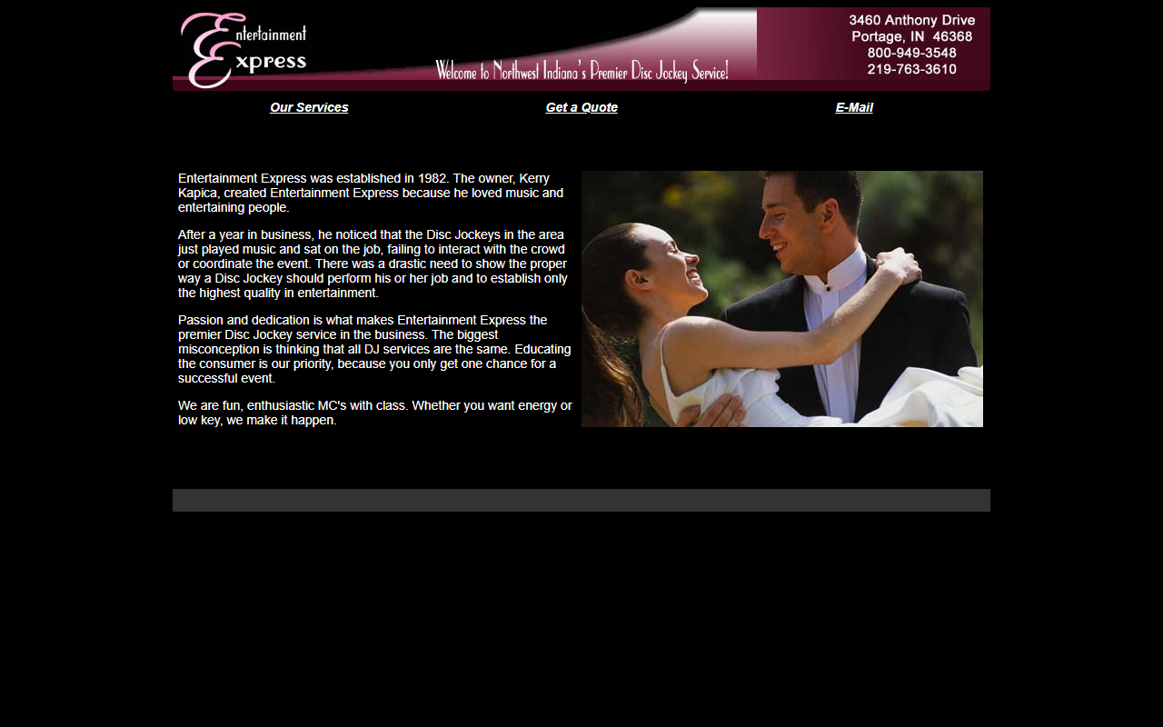 219weddings.com screenshot
