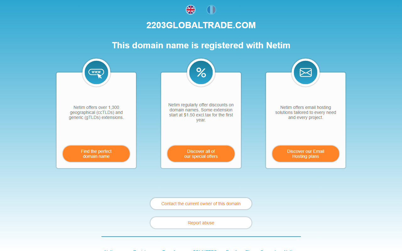 2203globaltrade.com screenshot