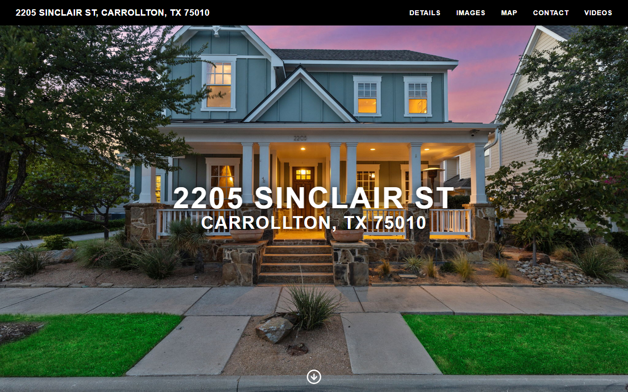 2205sinclair.com screenshot