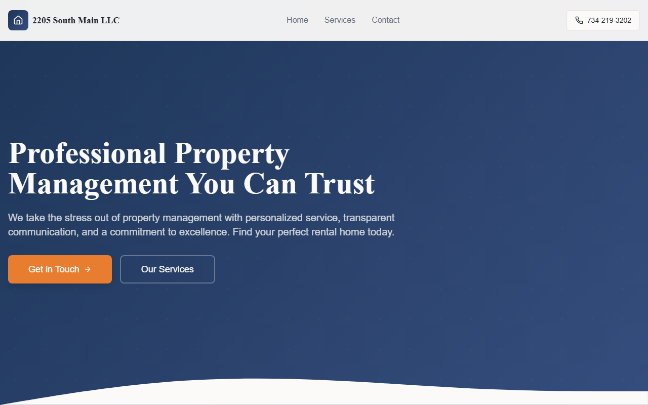 2205southmain.com screenshot