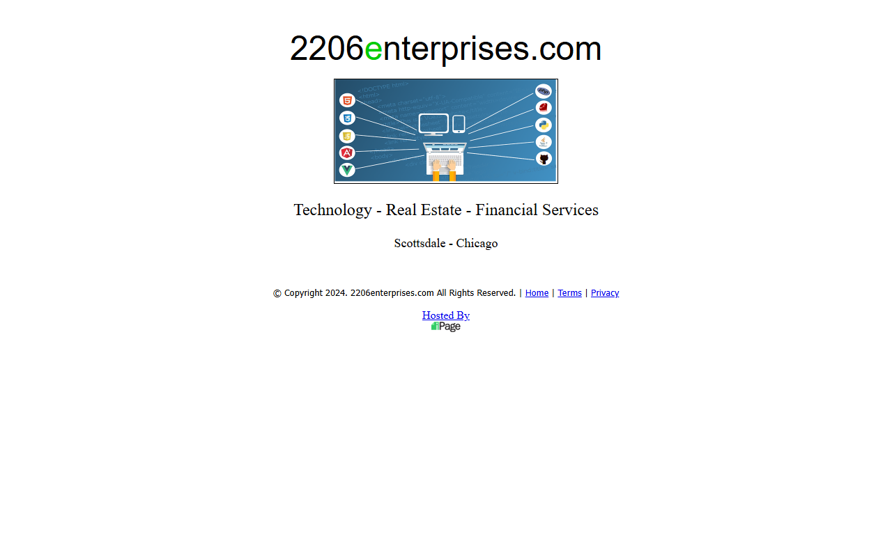 2206enterprises.com screenshot