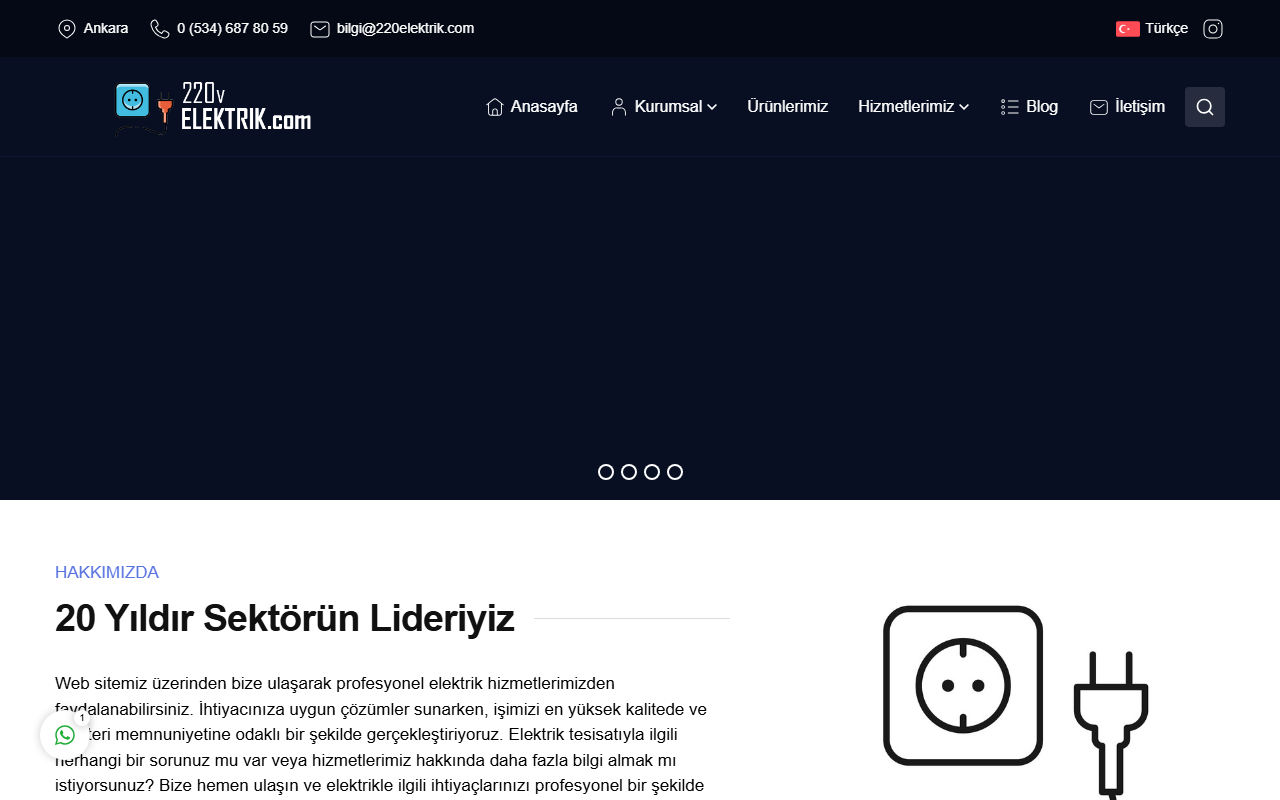220elektrik.com screenshot