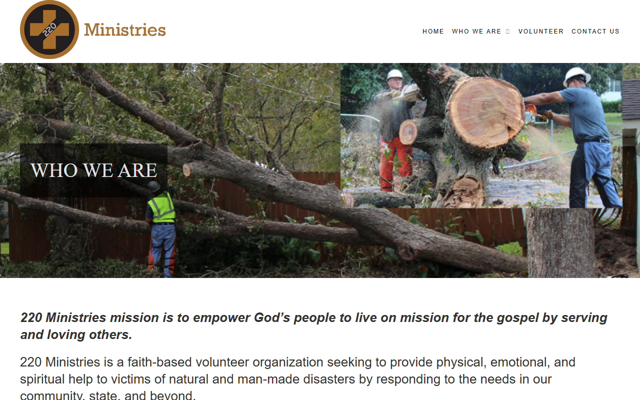 220ministries.com screenshot