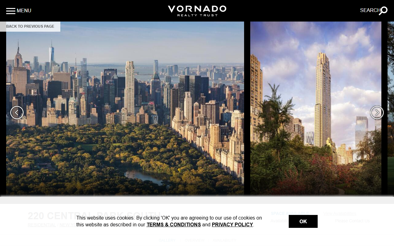 220onthepark.com screenshot
