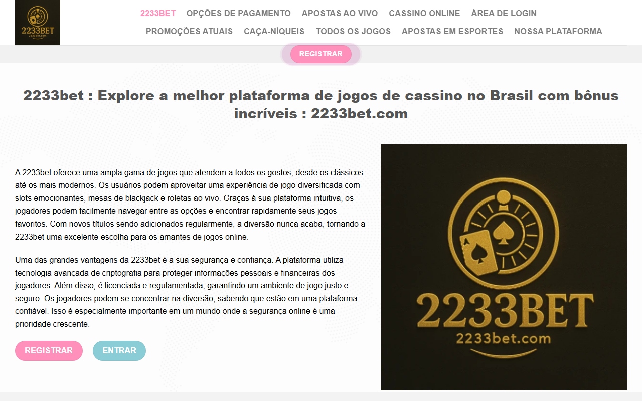 2233betbrazil.com screenshot