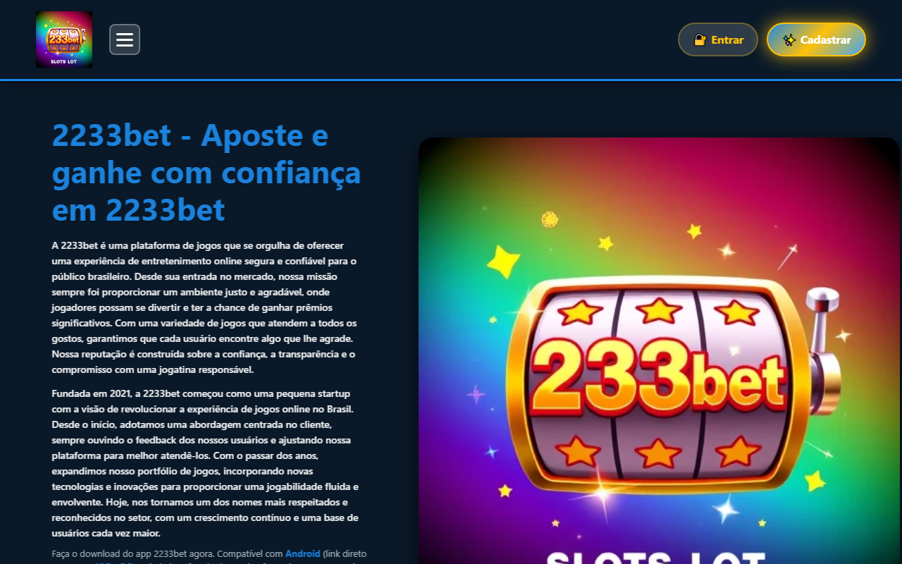 2233betlogin.com screenshot