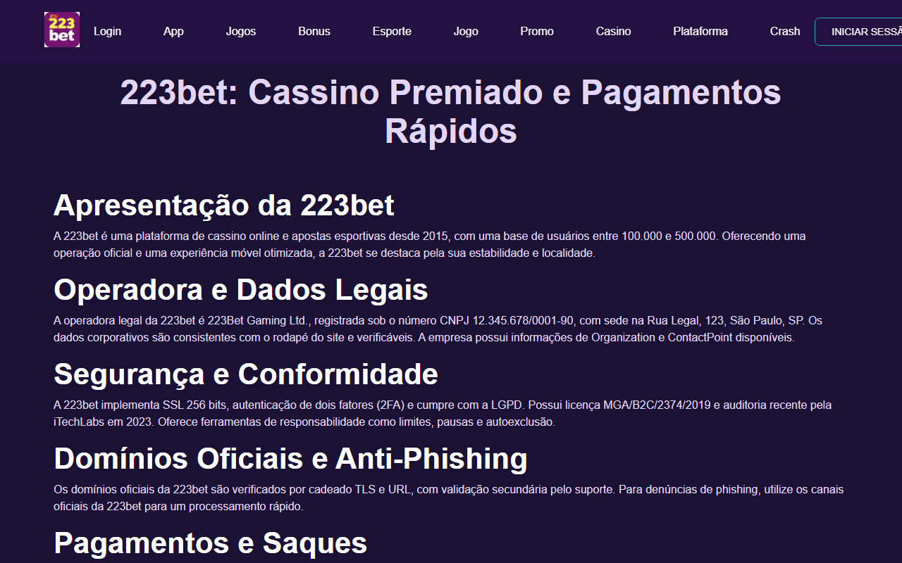 223betslots.com screenshot
