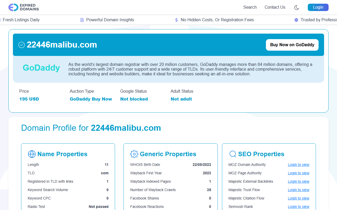 22446malibu.com screenshot