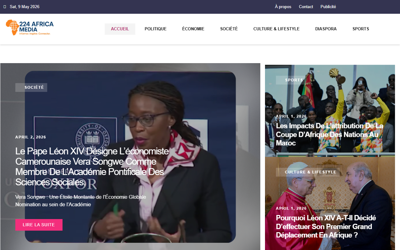 224africamedia.com screenshot