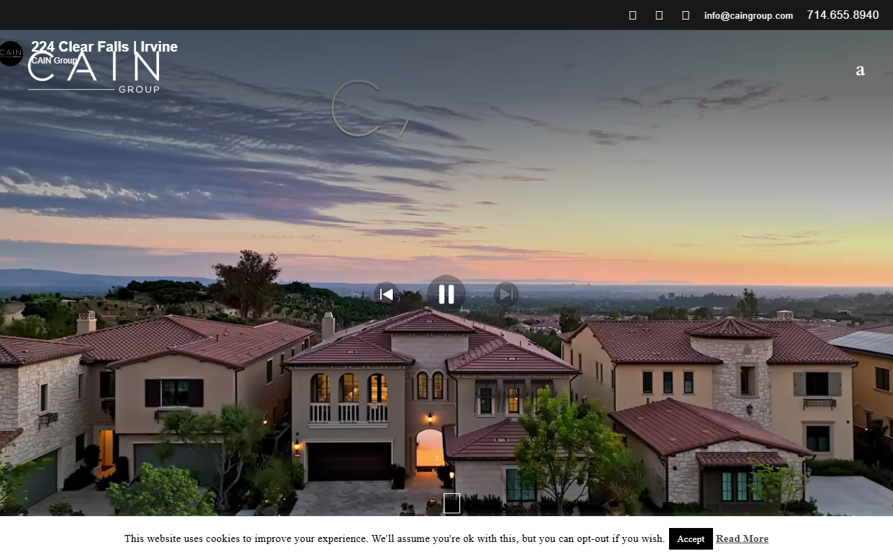 224clearfalls.com screenshot