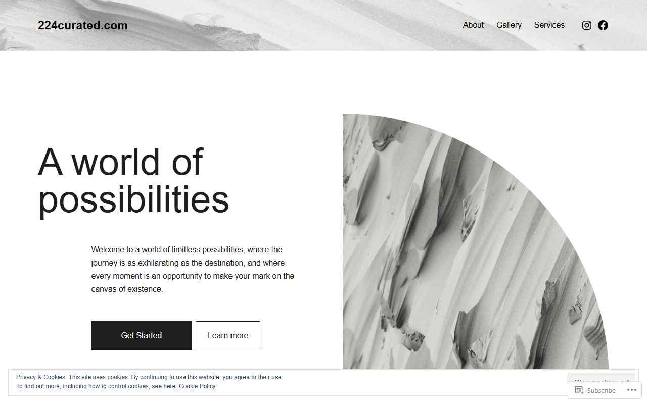 224curated.com screenshot