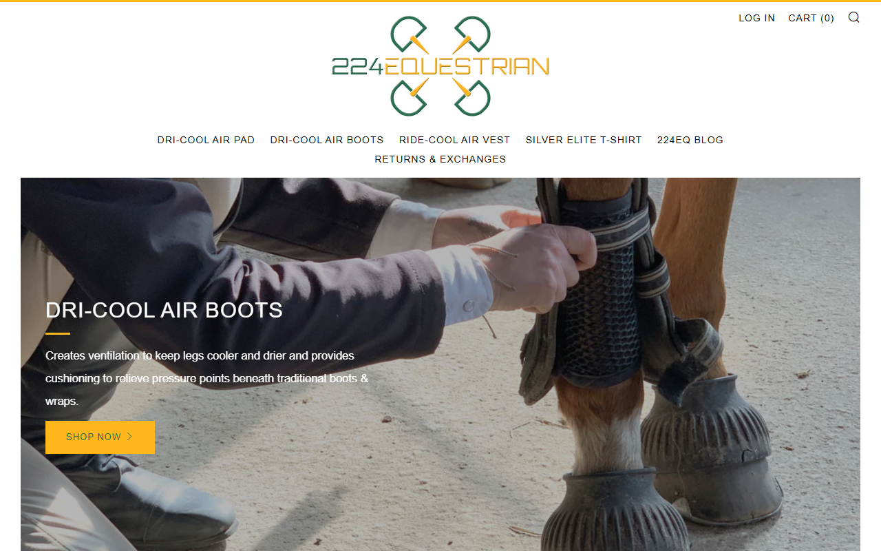 224equestrian.com screenshot