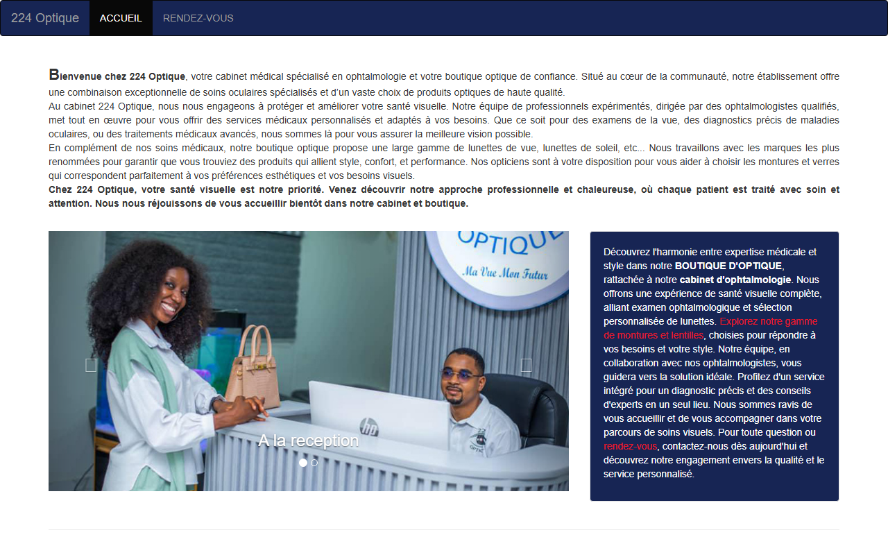 224optique.com screenshot