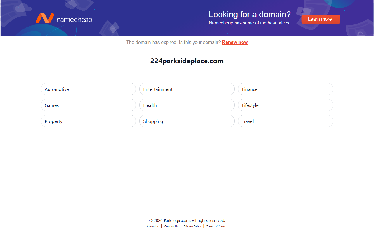 224parksideplace.com screenshot