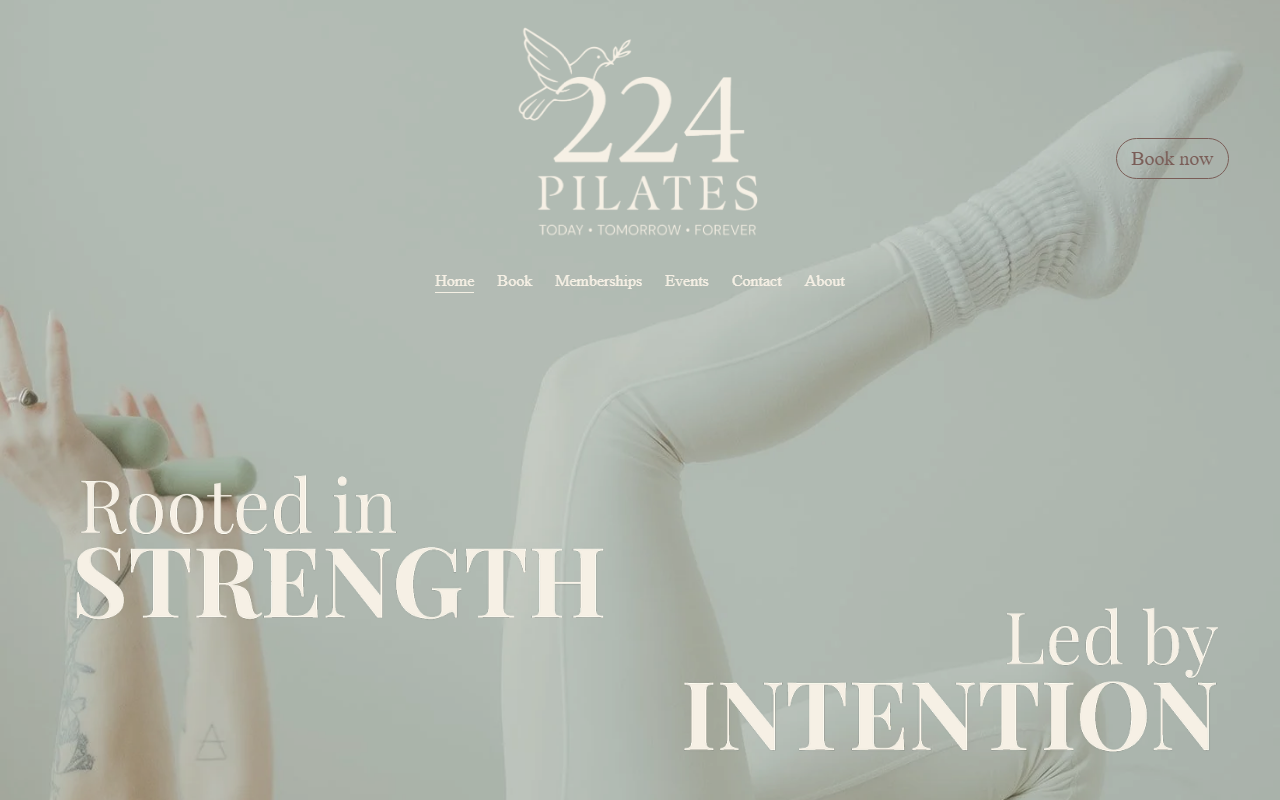 224pilates.com screenshot