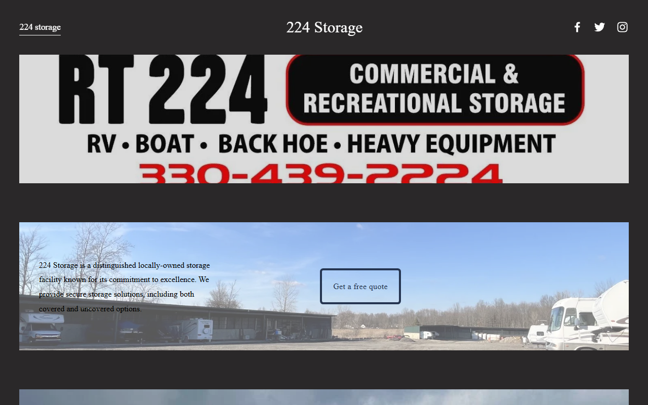 224storage.com screenshot