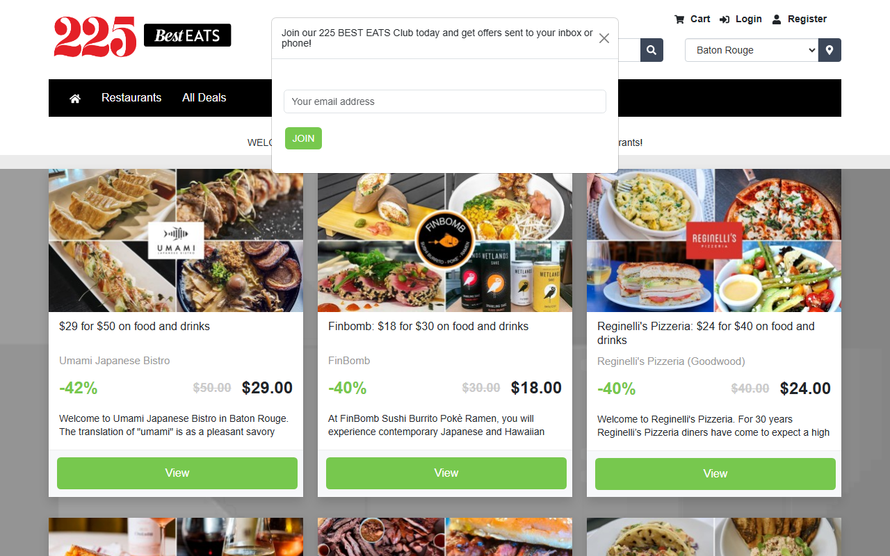 225besteats.com screenshot