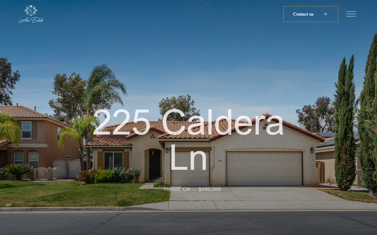 225caldera.com screenshot