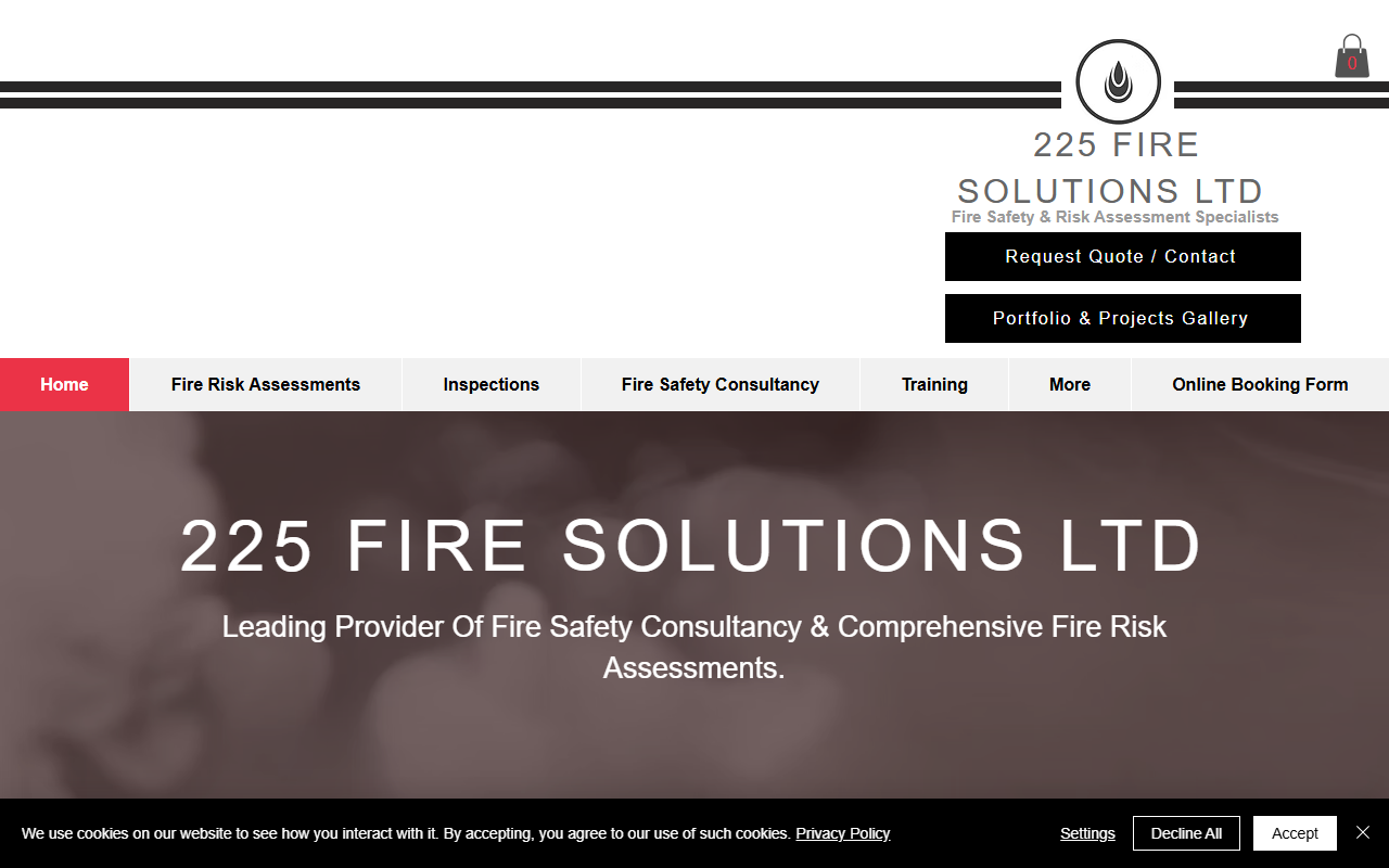 225firesolutions.com screenshot