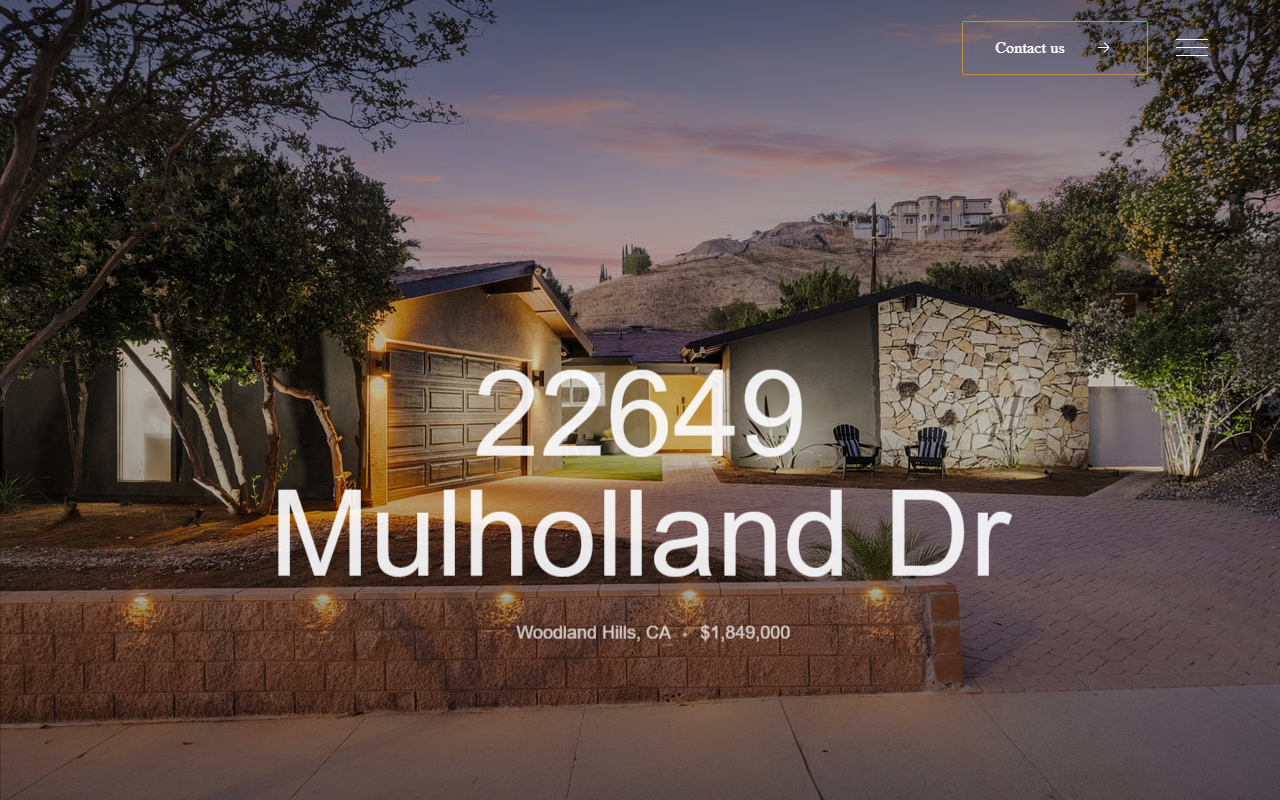 22649mulholland.com screenshot