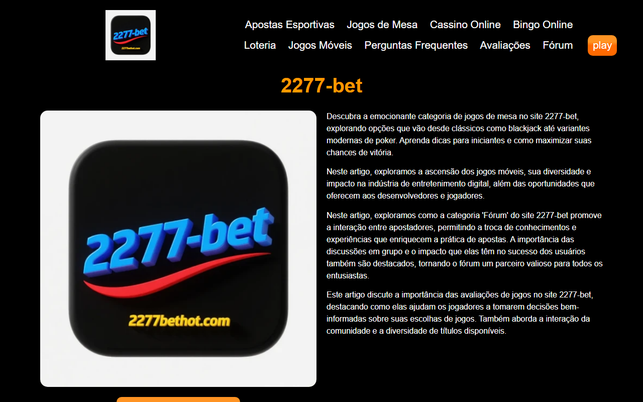 2277bethot.com screenshot