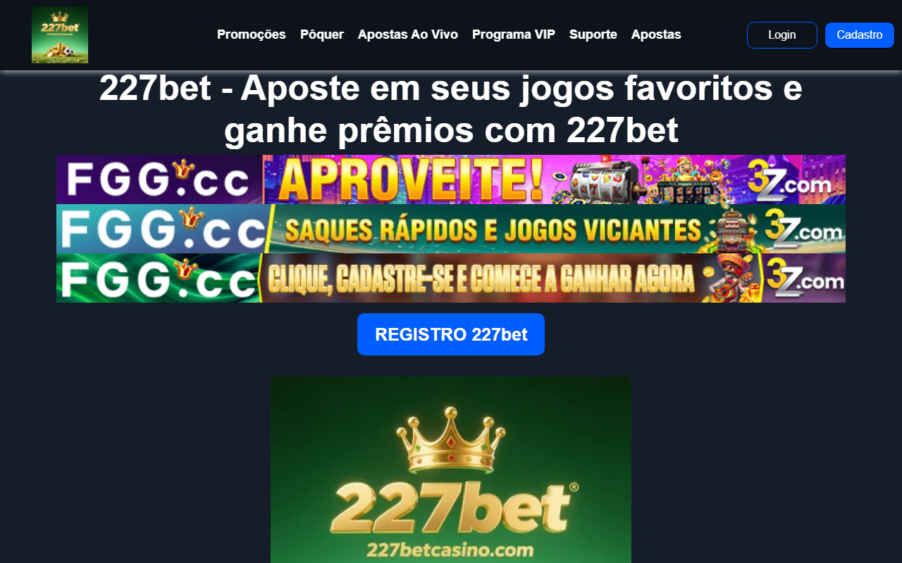 227betcasino.com screenshot