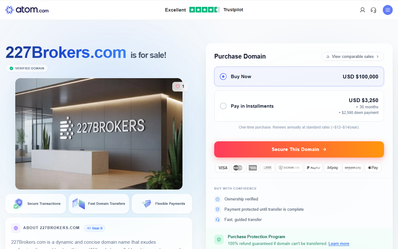 227brokers.com screenshot