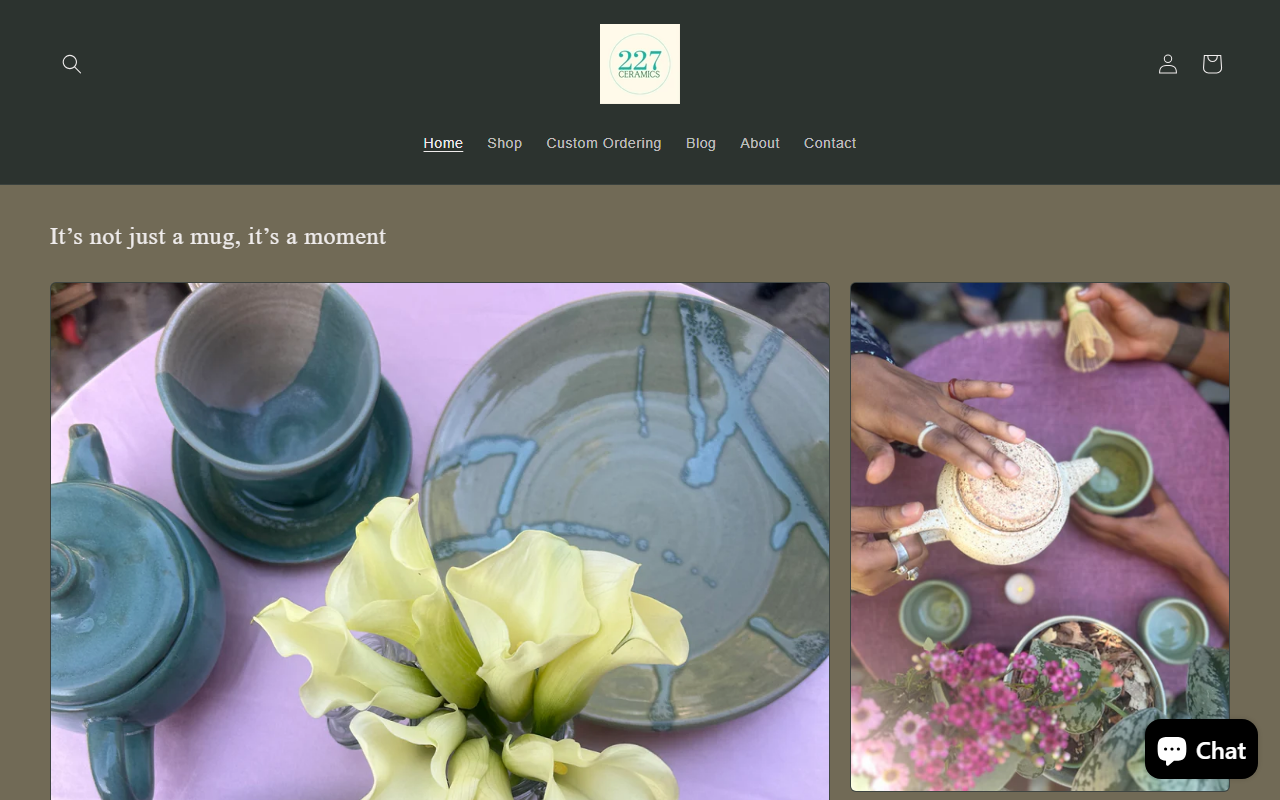 227ceramics.com screenshot