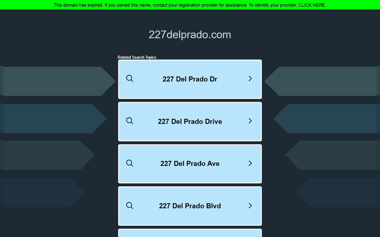 227delprado.com screenshot