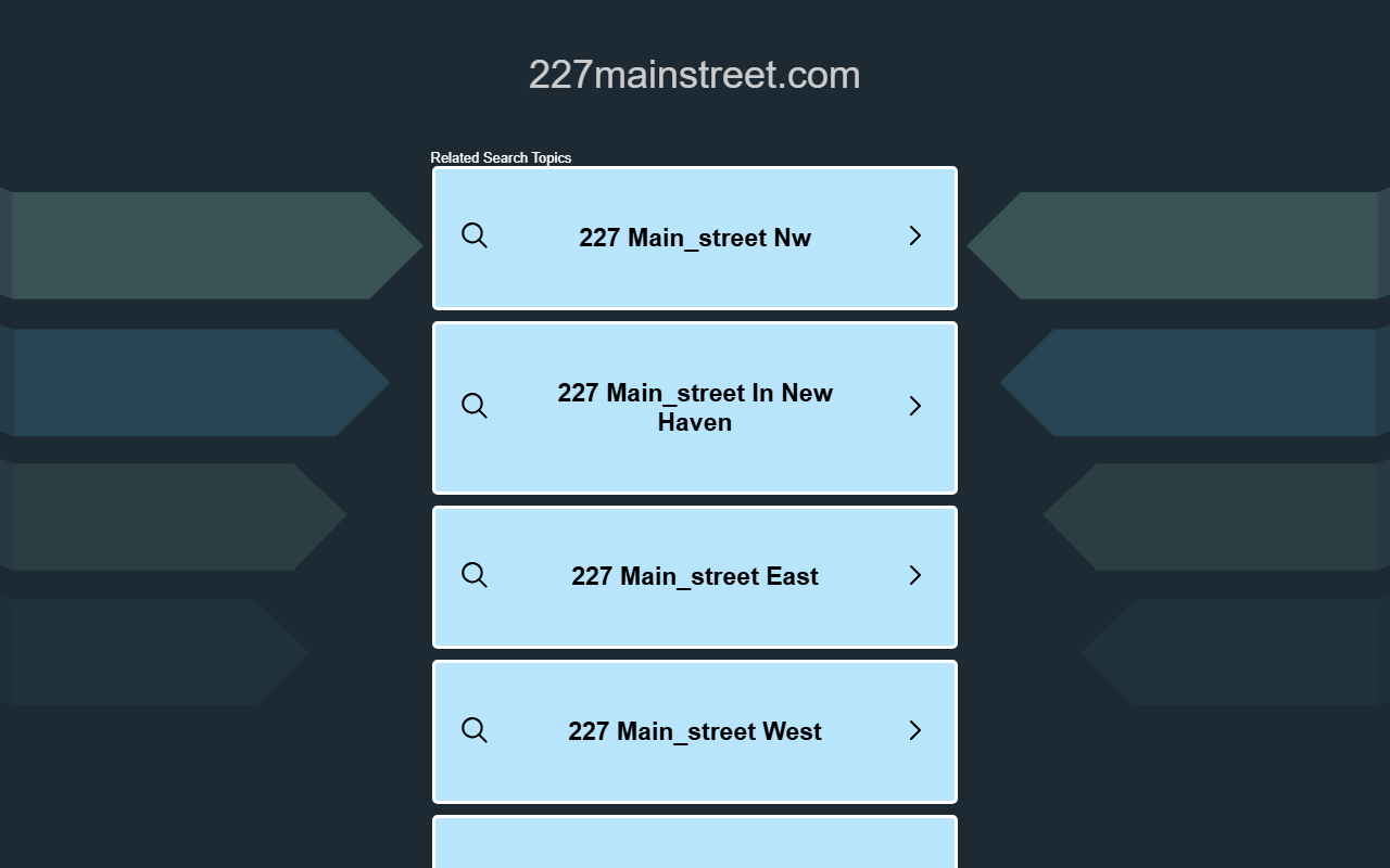 227mainstreet.com screenshot