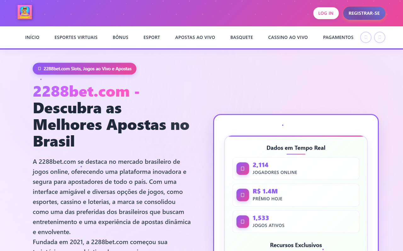 2288betcomlogin.com screenshot