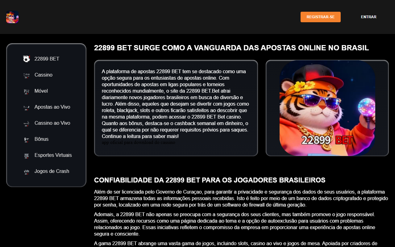 22899betbet.com screenshot