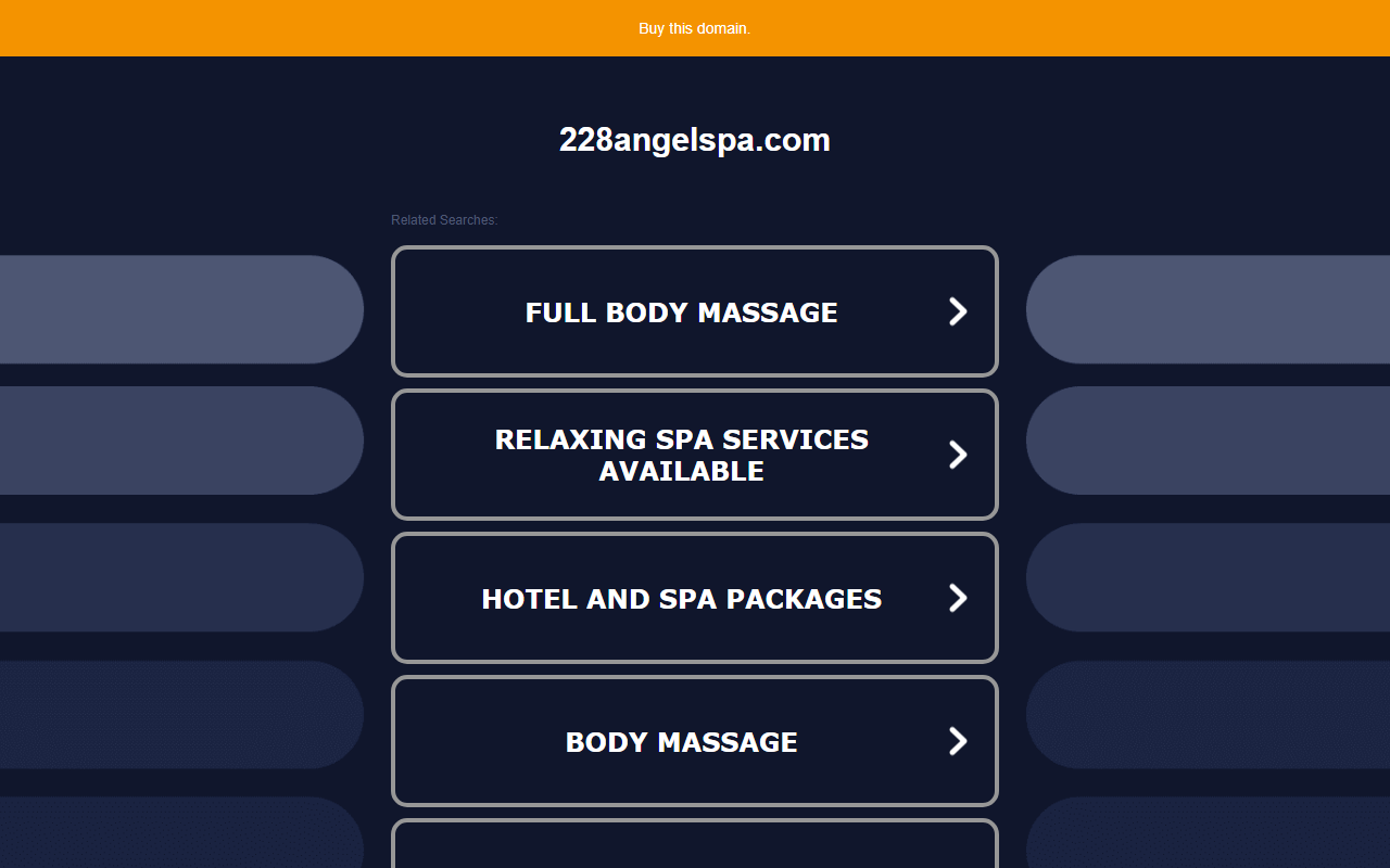 228angelspa.com screenshot