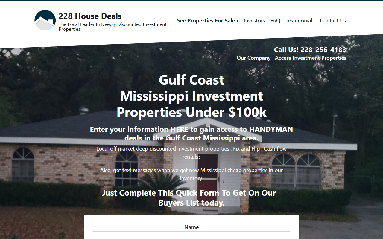 228housedeals.com screenshot