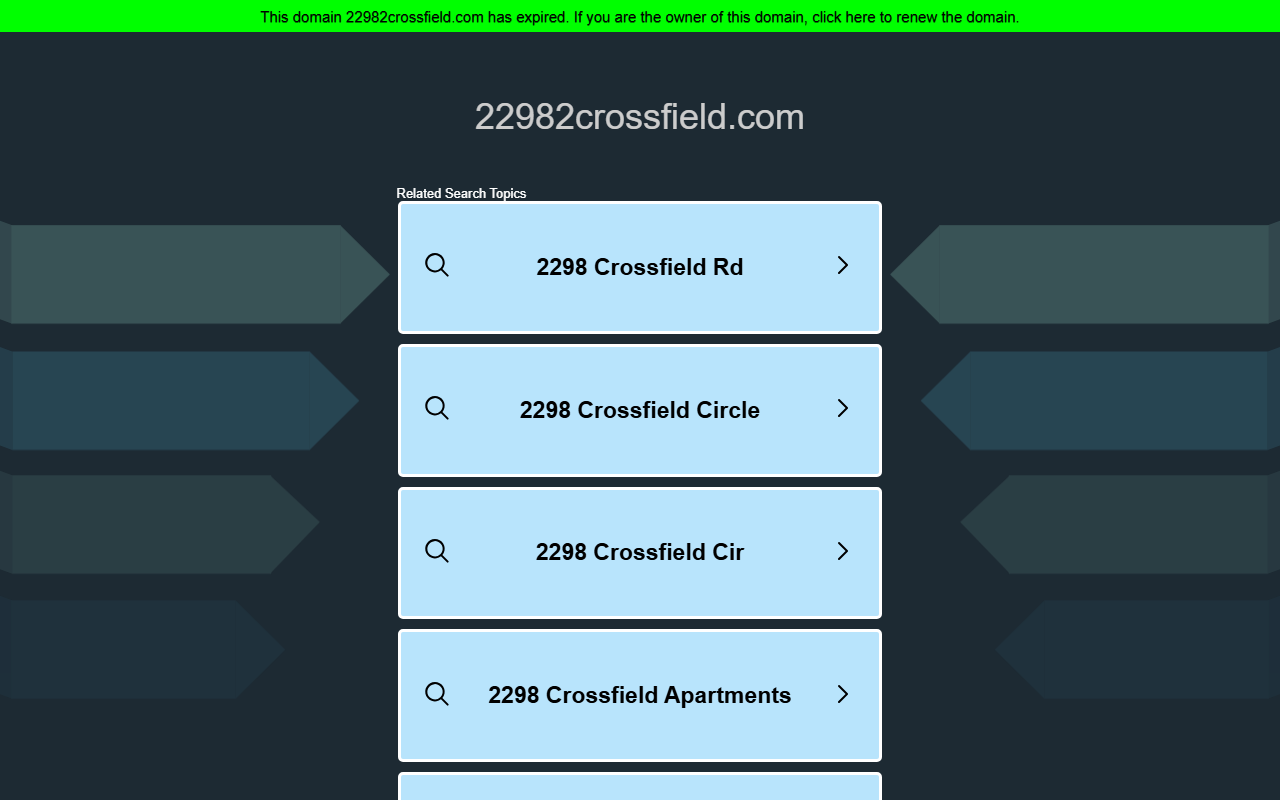 22982crossfield.com screenshot