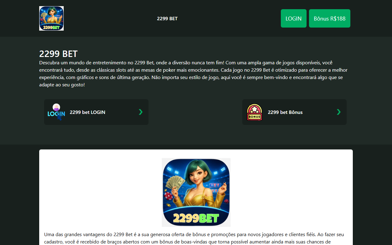 2299bet-bet.com screenshot