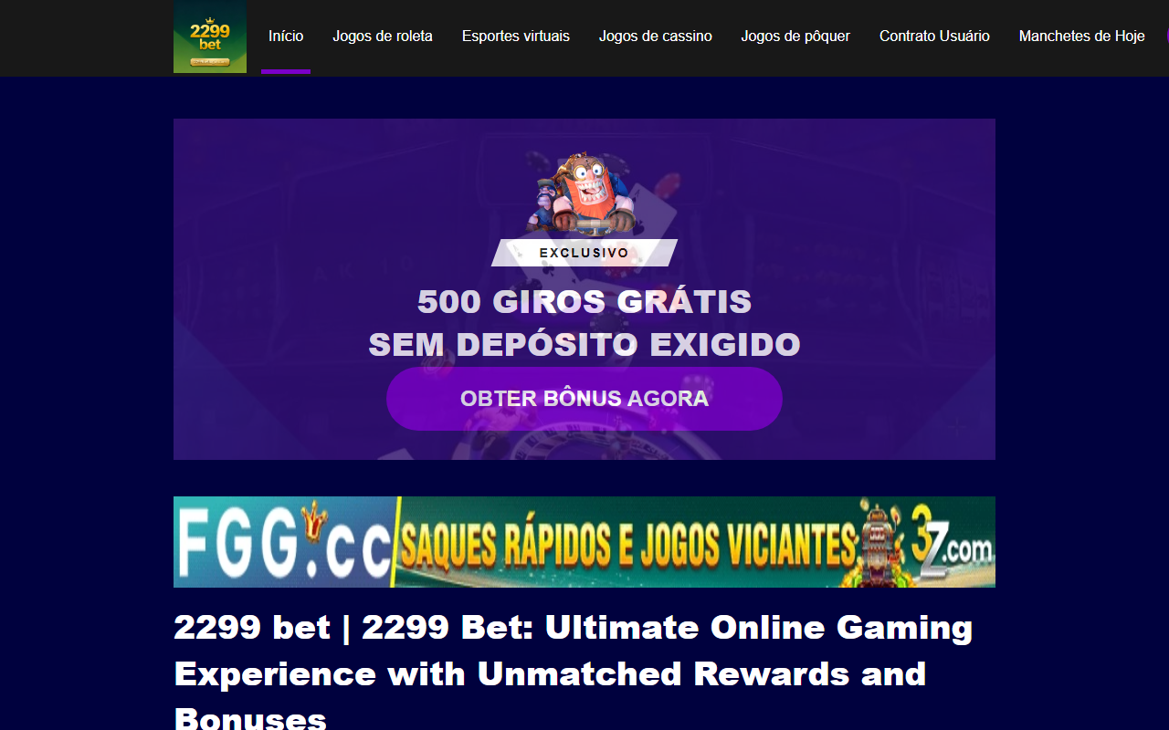 2299betlogin.com screenshot