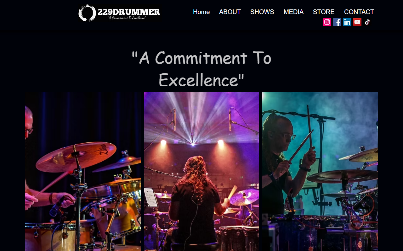229drummer.com screenshot