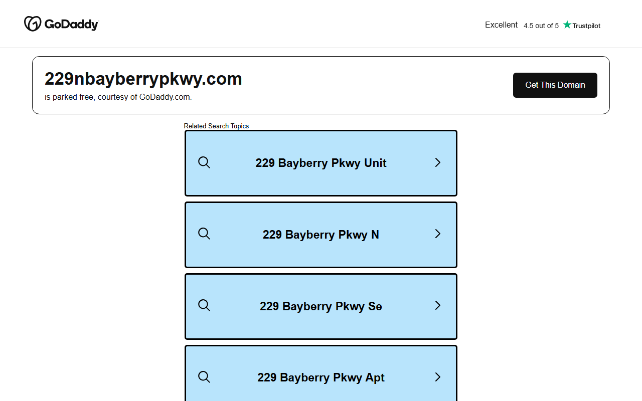 229nbayberrypkwy.com screenshot