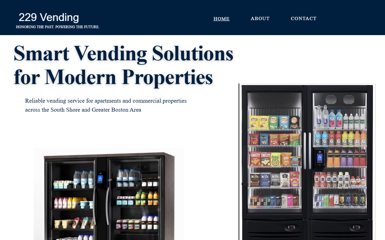 229vending.com screenshot