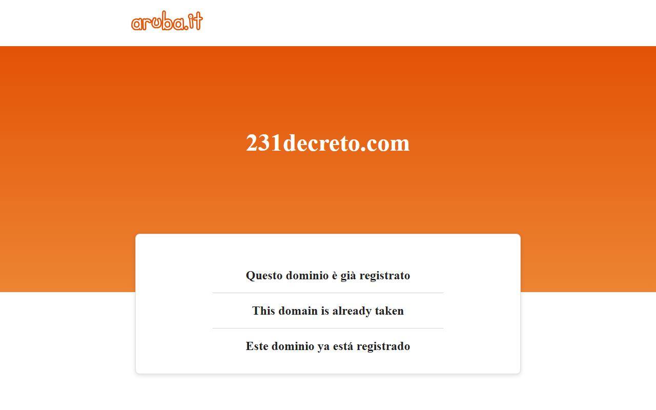 231decreto.com screenshot