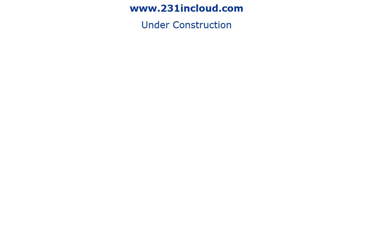 231incloud.com screenshot