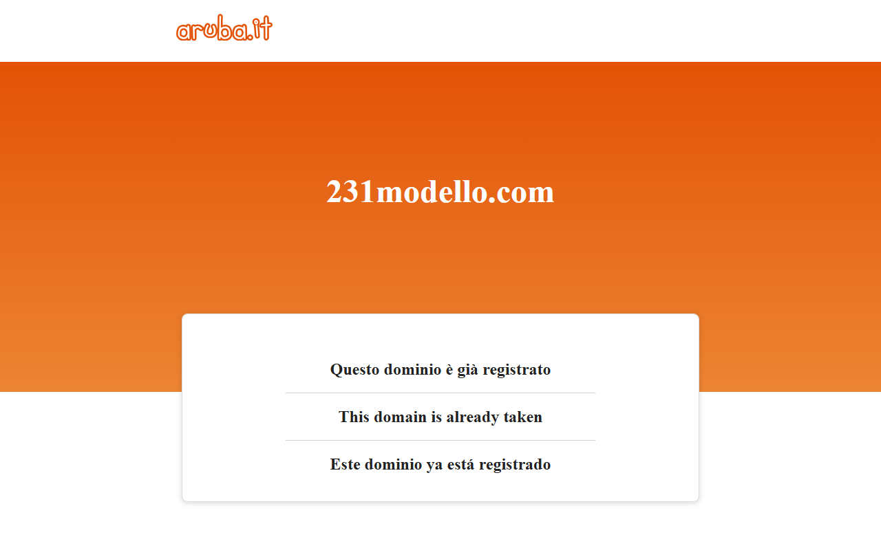 231modello.com screenshot