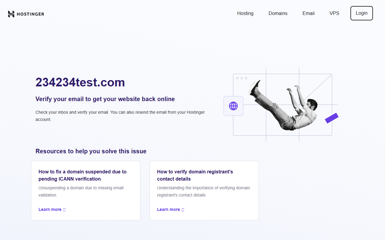 234234test.com screenshot