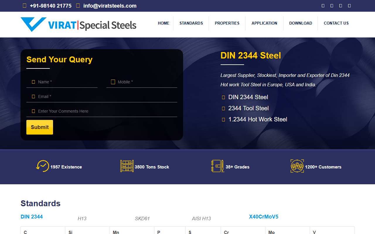2344steels.com screenshot