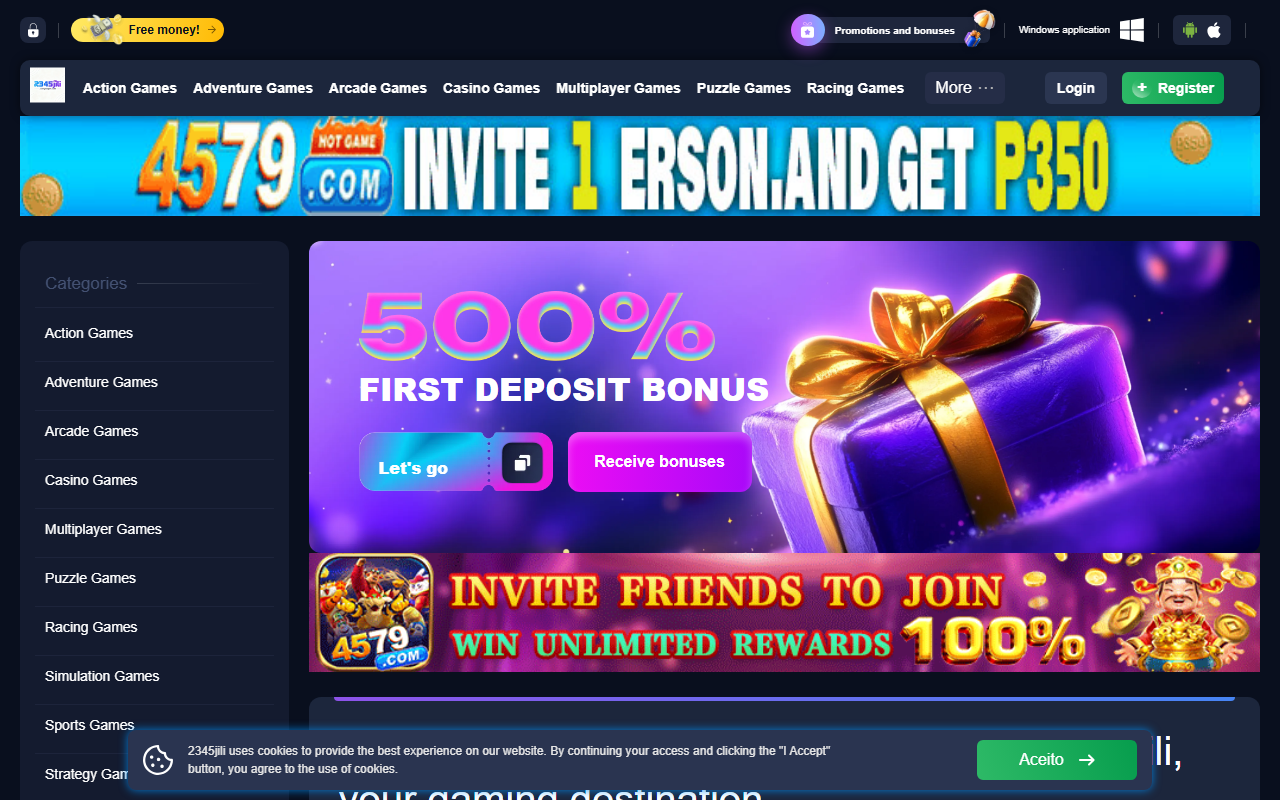 2345jililogin.com screenshot