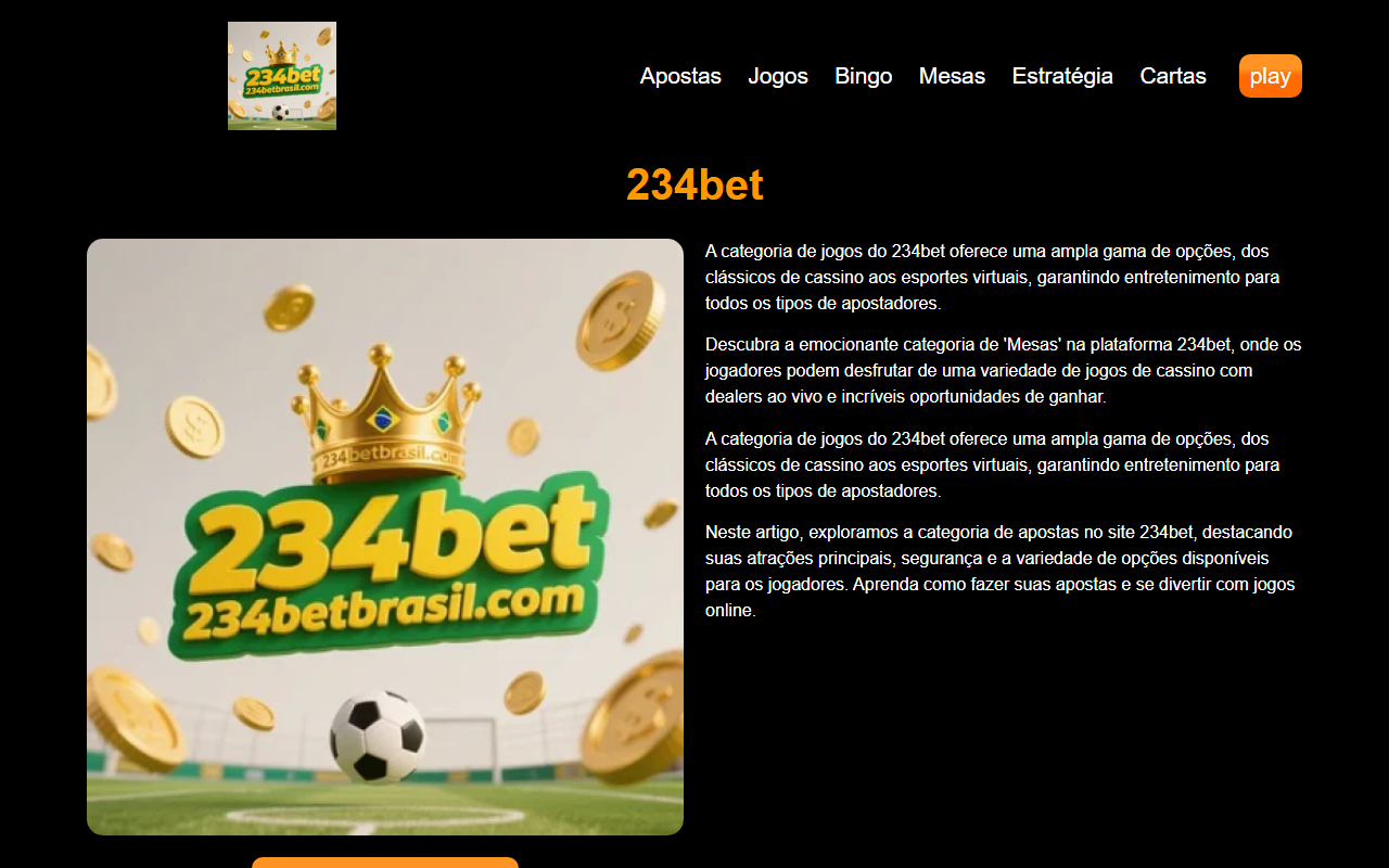 234betbrasil.com screenshot