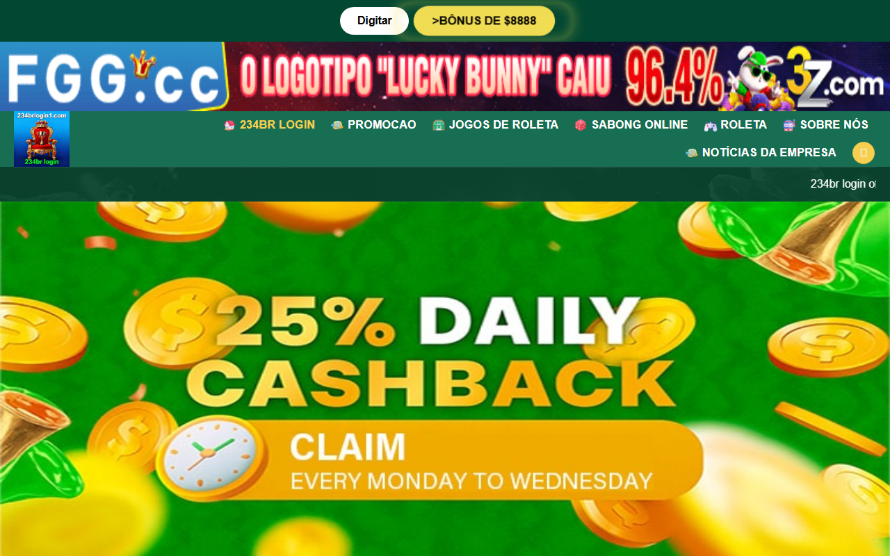 234brlogin1.com screenshot