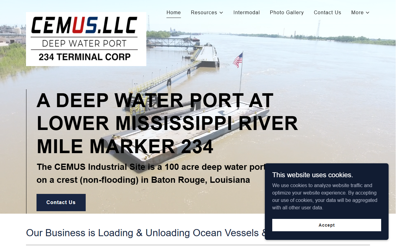 234terminalcorp.com screenshot